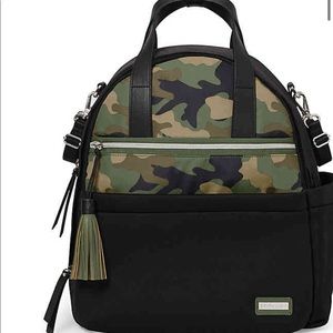Skip hop camo diaper bag